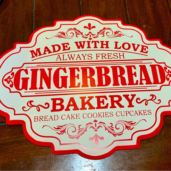 Gingerbread Bakery Sign - Picture 2 of 5